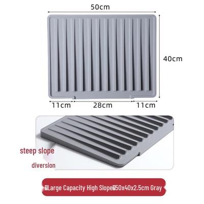 ZISIZ Kitchen Sink Draining Mat