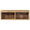 Wall Mounted TV Cabinet 60 X 30 X 19 Cm Rough Mango Solid Wood