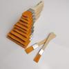 Nylon Paint Brush Set: Wooden Handle Brushes for Oil, Acrylic, Art, or Industrial Use.