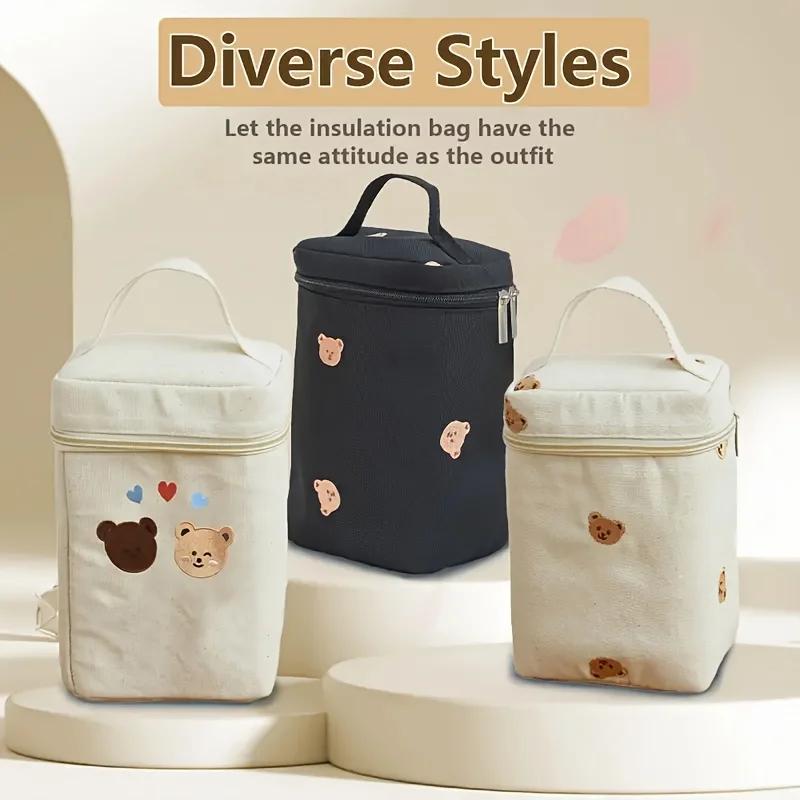 Foldable Insulated Bag - Keeps Milk Fresh, Durable & Easy Clean, Perfect for Moms On-The-Go!