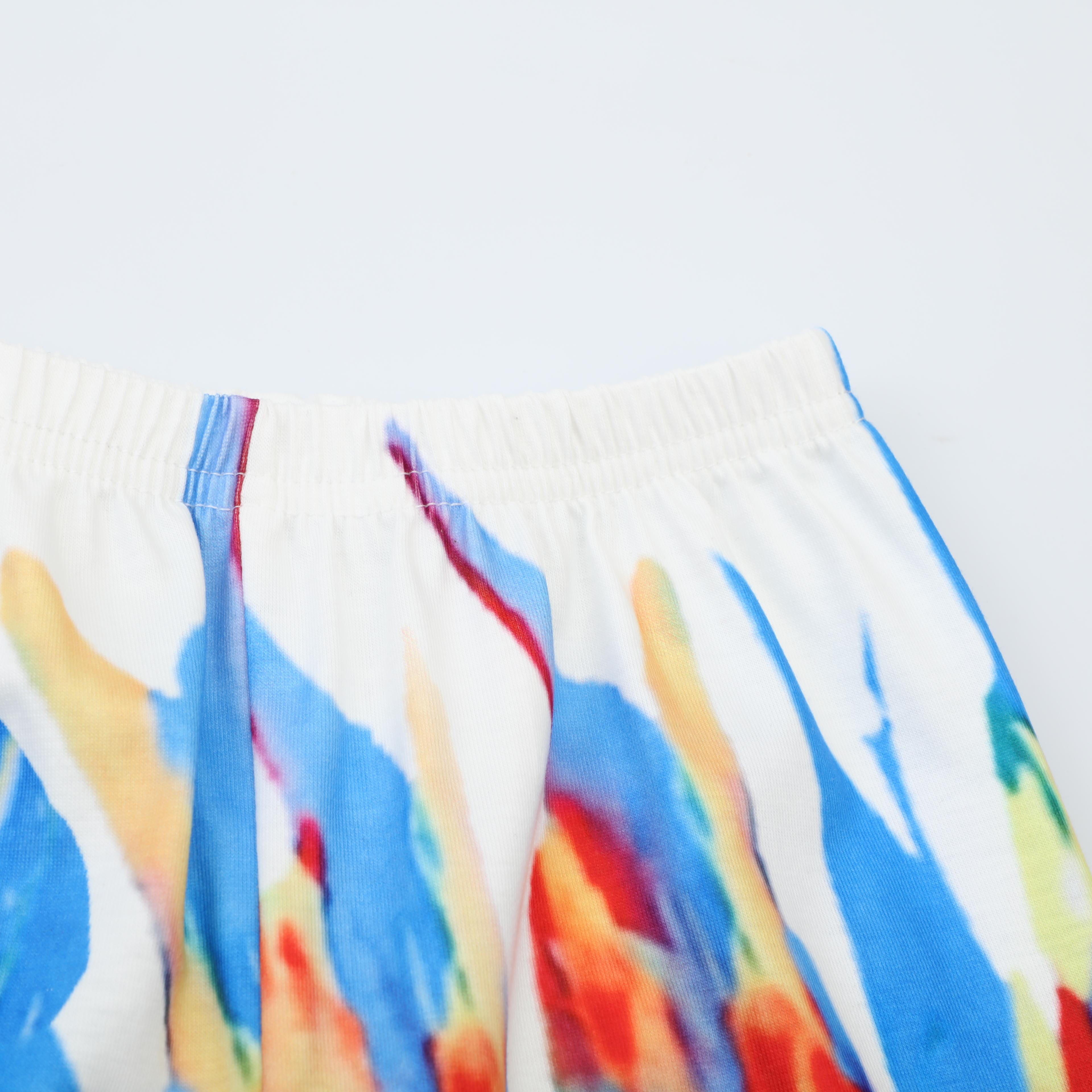 

2 шт., повседневный пижамный комплект с принтом динозавра для мальчиков, крутой топ с короткими рукавами и шорты, комплект домашней одежды на все сезоны 5XL