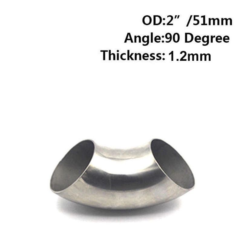 Aviation Grade Stainless Steel Elbow Fittings for Car Exhaust Systems