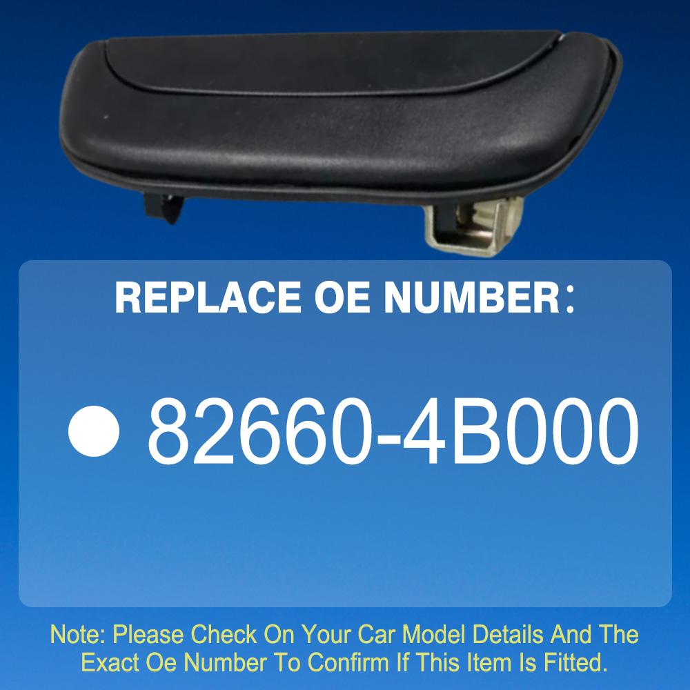 Maniglia esterna per porta anteriore posteriore sinistra/destra per auto Hyundai H100 1992 1993 1994 1995 1996 1997 826504B000 Guida a sinistra
