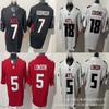 NFL Atlanta Falcons 18 Cousins 3rd Jersey Mens Womens Football Sports Uniform