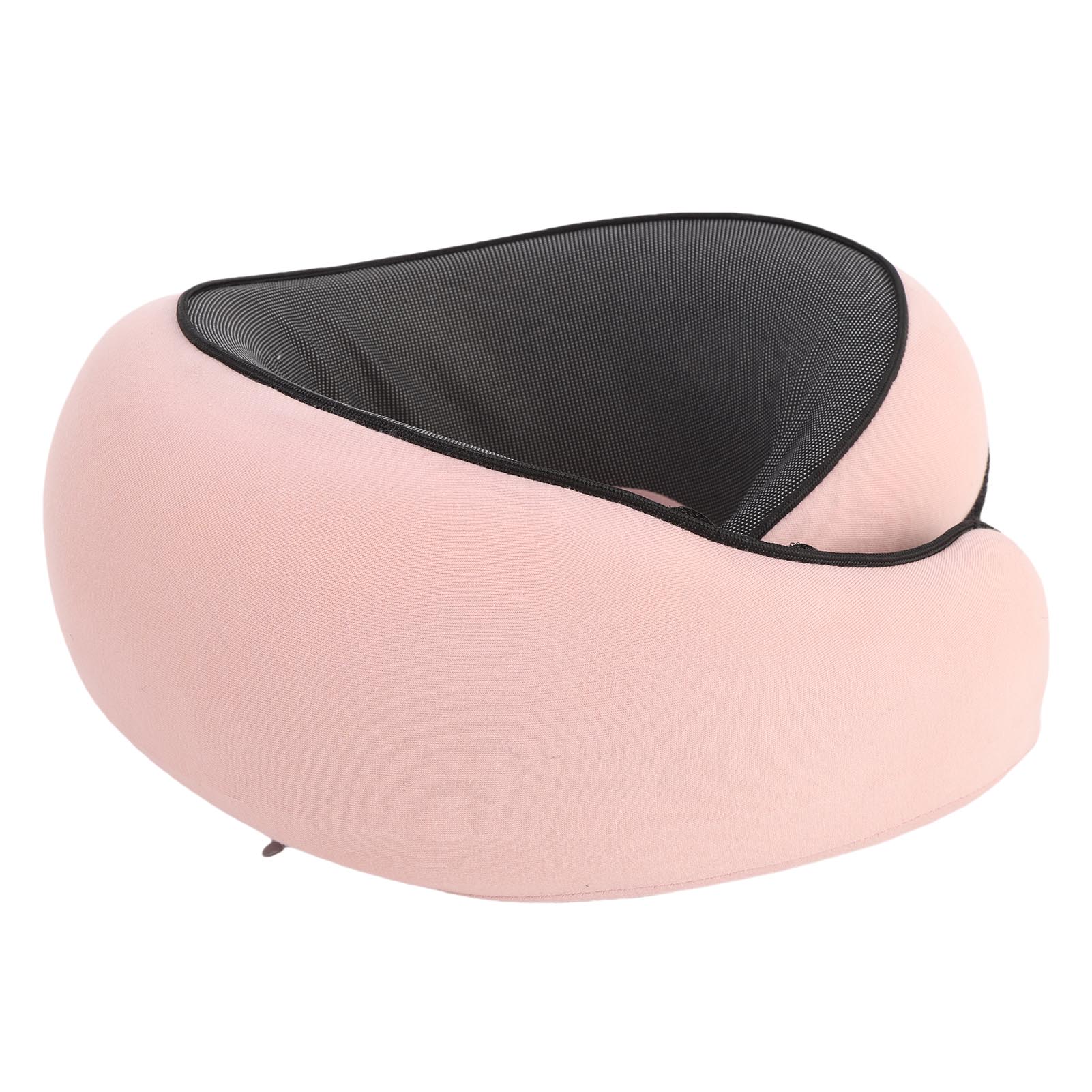 

Подушка для путешествий из пены с памятью U-образной формы, портативная подушка для поддержки шеи с регулируемой застежкой-липучкой