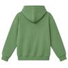 Unisex Casual Color Long Sleeve Hooded Knit Jacket with Pet Pocket