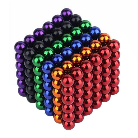 216Pcs 3mm Magic Block Puzzle Magnetic Ball Cube Children Early Education Gift