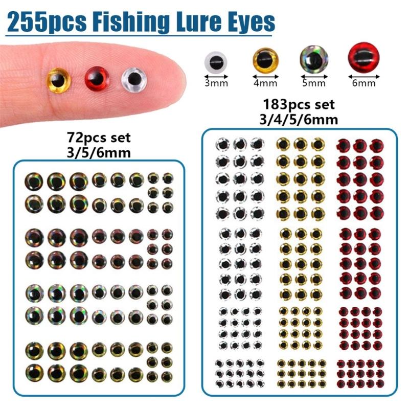 Fishing Lures Making Set DIY Crankbaits Minnow Set Blank Hard Baits Set with Hook Split Rings Lure Eye Sticker
