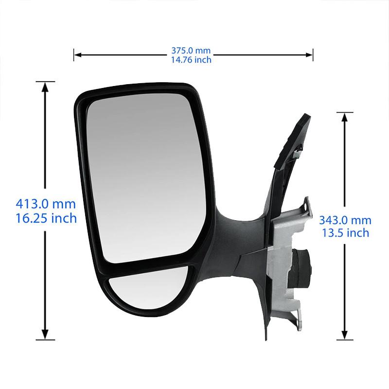 Front,Right/Left Hand Side Manual Short Arm Door Wing Mirror For Ford Transit MK6 2000-2006/MK7 2006-2014