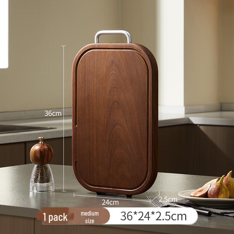 ZISIZ End Grain Double-Sided Wood Cutting Board