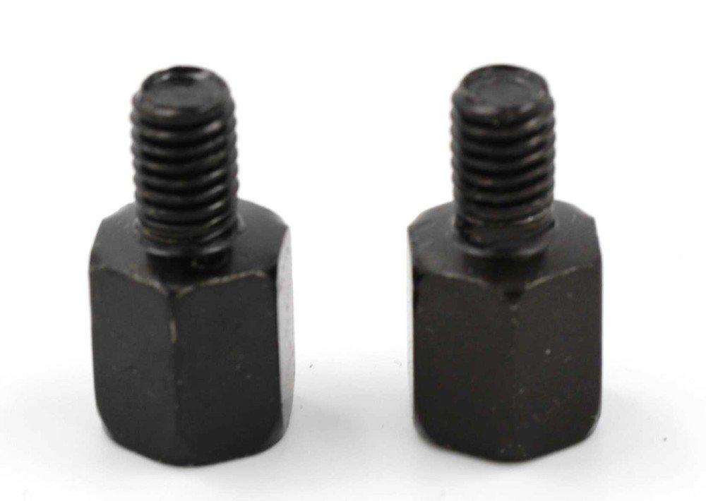 Motorcycle mirror screw adapter black 8mm positive screws 2 pieces чёрный