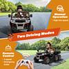 24V Children'S Dual-Seat  Vehicle - 4×75W Powerful Motor, Remote Control/Manual Dual Mode, Wireless Music + Electric Dum