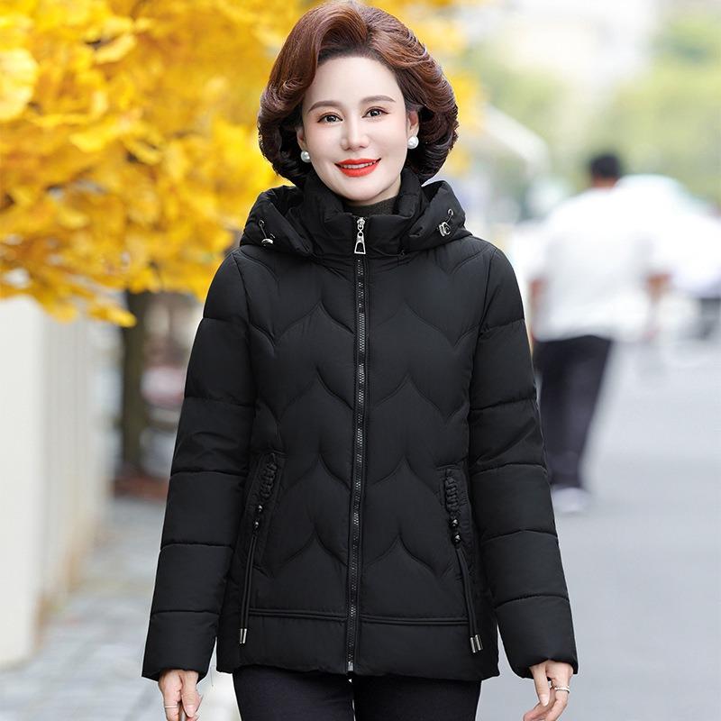 Short down cotton-padded clothes for women's new winter small cotton-padded clothes loose and thickened mother medium and short coats
