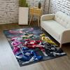 Super Sentai Print Rug, Bedroom, Living Room, Bathroom Mat, Non-slip and Stain-resistant Home Decor.