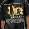 FEAR T-Shirt | Vintage Bootleg PC Gamer Tee | Acid Wash Oversize T-Shirt - 250 GSM, Grunge & Goth Streetwear, Vintage Washed T-Shirt