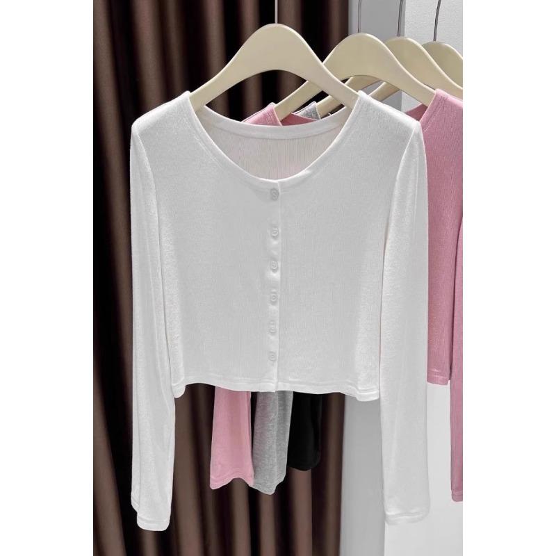Ice silk sunscreen shawl with sweater cardigan women, 2025 new autumn thin section high-end early autumn long-sleeved knitted top