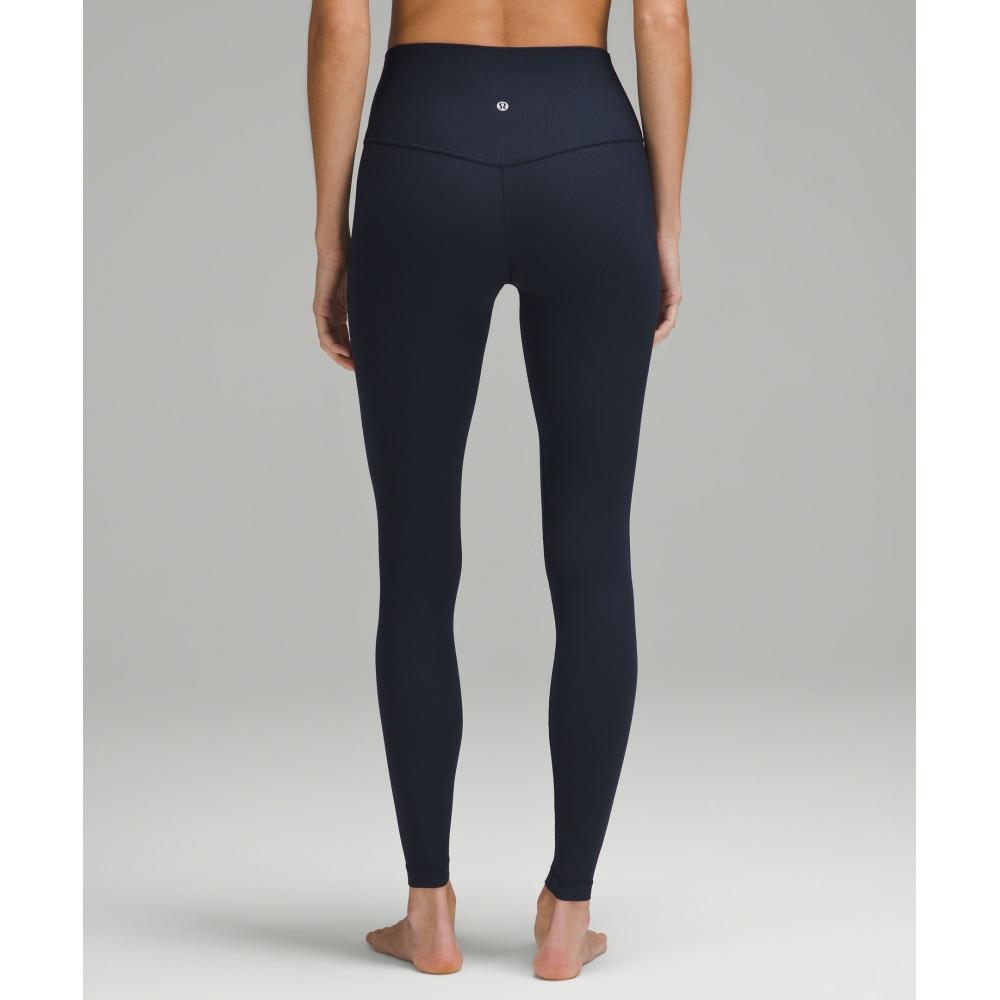 Lululemon Align  High Rise Ribbed Pant 28  True Navy