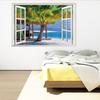 Fake Window Landscape Painting Wall Stickers Living Room Bedroom Decoration Stickers Pvc Self-Adhesive