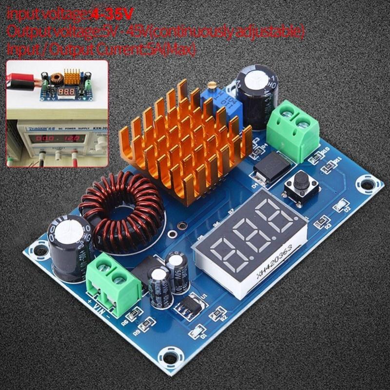 DC-DC Boost Step Up Converter 4-35V To 5V-45V Power Supply Module 5A