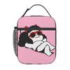 Mafalda Wearing Sunglasses Thermal Insulated Lunch Bag for Picnic Kawaii Portable Bento Box Men Women Thermal Cooler Lunch Boxes
