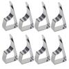 8Pcs Stainless Steel Tablecloth Clamps Anti-Slip Tablecloth Organizer Clip