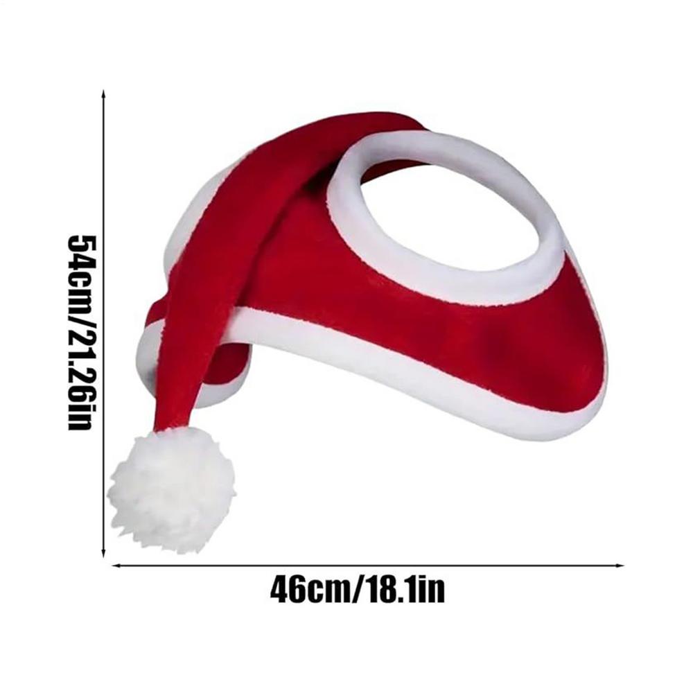 

Рождественская Красная Шляпа Лошадь Подушка-Седло для Лошади Рождественский Костюм Лошади Подкладка для Езды без Седла для Родителей Питомцев Любителей Животных