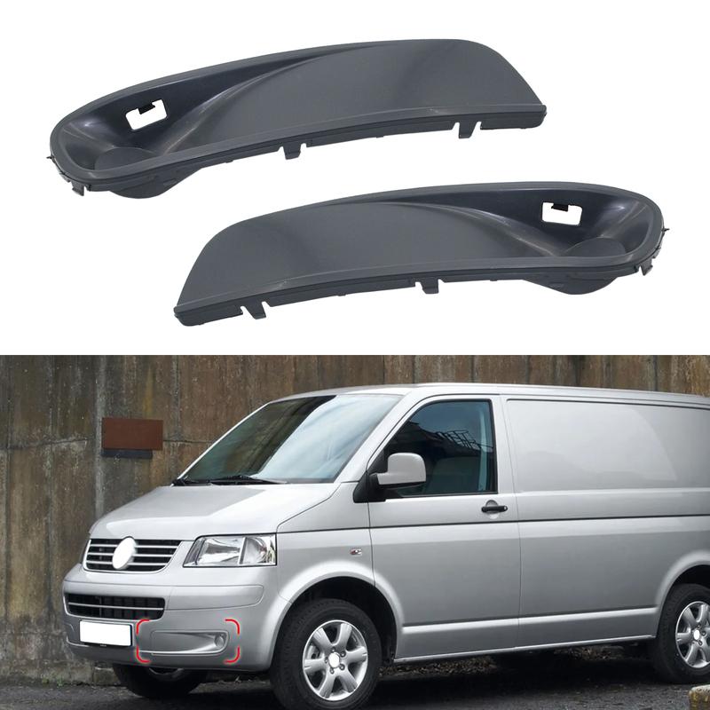 Front Bumper Fog Light Lower Grille Cover Frame for VW Multivan T5 2003 2004 2005 2006 2007 2008 2009 2010 7H5807489 7H5807490
