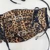 Lace Leopard Pattern Corset Women Waspie Laceup Tied Waistband Retro Cincher for Formal Event Party Elastic Waistbelt