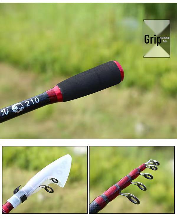 Telescopic Carbon Sea Fishing Rod: Portable & Lightweight, Multi-purpose Lure Rod
