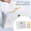 New 5/8/12 Grids A4 Document Bag Multi-Layer Waterproof File Folder Test Paper Storage Large Capacity Expanding Folder Students