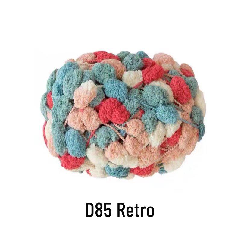 Bean Bean Hand-Knitted Thick Yarn Ball for DIY Projects: Large Ball for Carpets, Cushions, and Woven Blankets