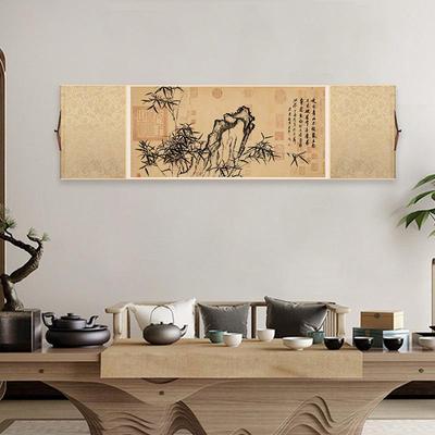 Lanting Xu Antike Horizontale Hängende Schriftrolle - Halbreifes Xuan-Papier für Kalligraphie & Malerei