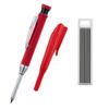 Woodworking Mechanical Pencil, 2.8mm Solid Lead with Protective Cap, Deep Hole Marking Tool for Architects & Carpenters