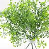 Simulated Golden Bell Willow Handle Bouquet Artificial Flower Home Desktop Flower Arrangement Decoration Plastic Fake Flower Green Plant Leaf