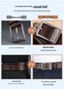 Men's Genuine Leather Belt, 3.8cm Wide, Pin Buckle - Versatile for Business and Casual Wear
