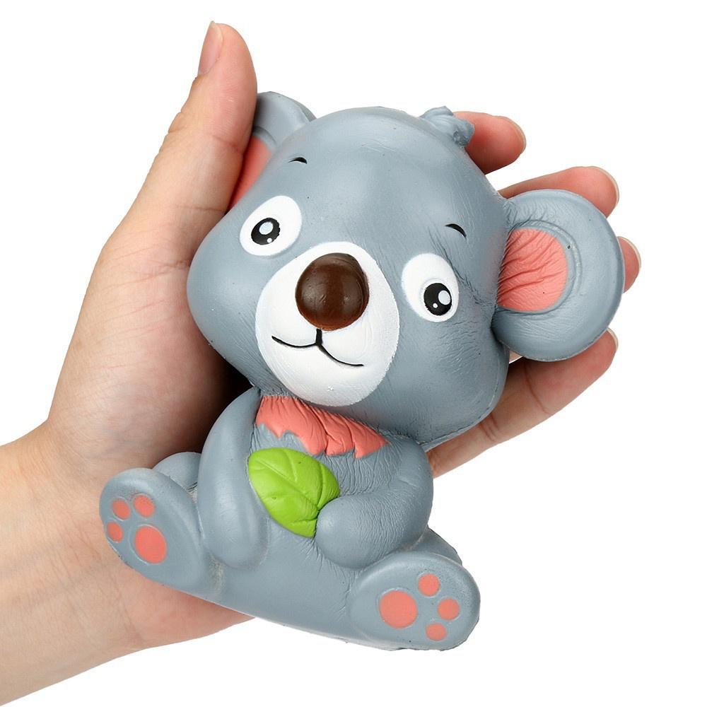 12cm Cute Koala Cream Scented Squishy Toy Slow Rising Squeeze Strap Kid Toy Gift Marketwin