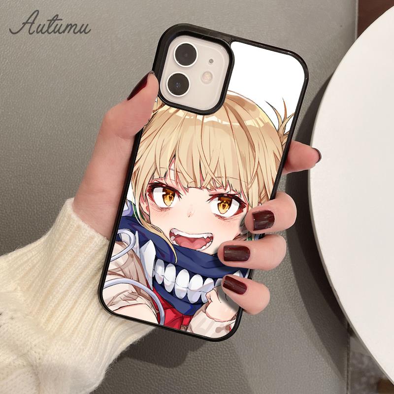 Himiko Toga Boku No Hero Academia Phone Case for iPhone 11 12 13 14 Pro Max mini XR XS SE 2020 6S 7 8 Plus Samsung S21 S22 Cover