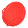 Fryer Silicone Liner Foldable Round Wavy Stripe Heat Resistant Reusable Fryer Pot for Fryer Accessory