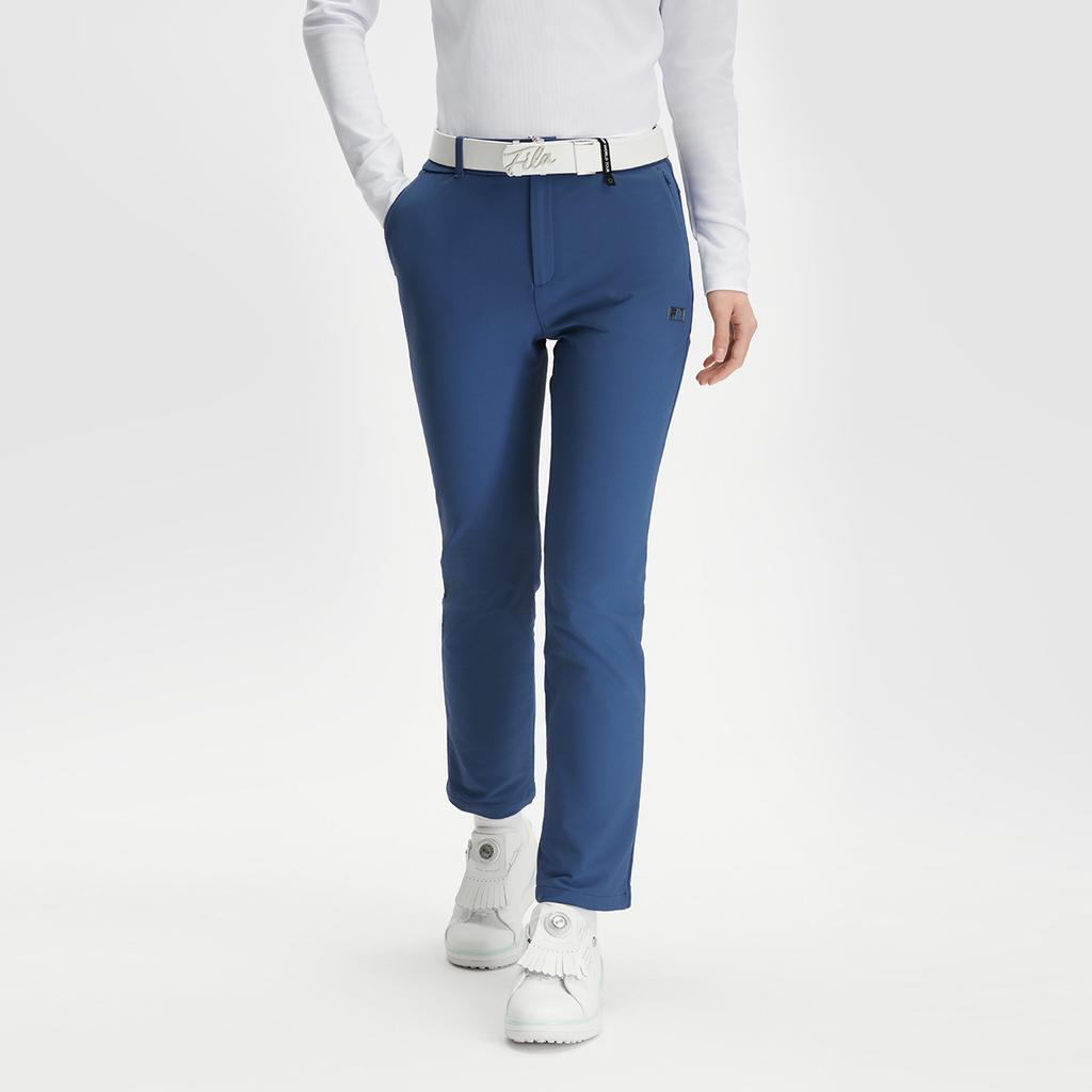 New FILA Golf Series Casual Pants Women's Deep Elegant Blue A11W445802FDB
