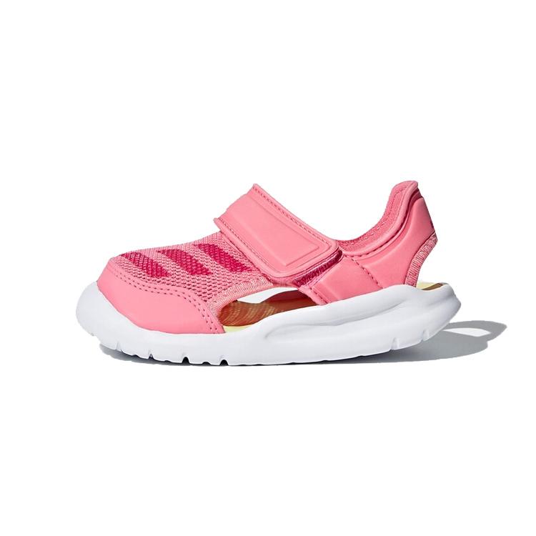 Adidas Fortaswim Synthetic Leather Toddler Shoes Pink White Infant And Toddler AC8299 26.5