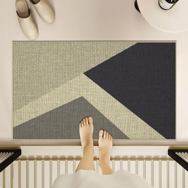 Entrance Door Mat Foot Mat Water Absorbing and Anti Slip Entrance Door Bathroom Entrance Hall Kitchen Carpet