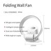 26W Household Foldable Bladeless Fan Table Wall Dual-Use Shaking Head Fan Intelligent Remote Control Silent Leafless Fan