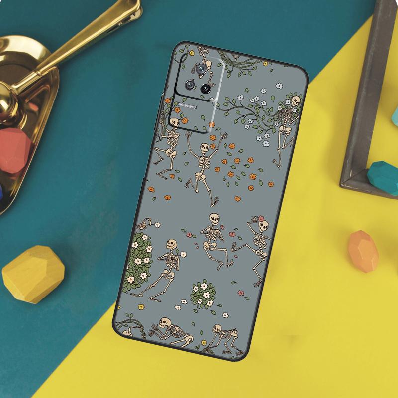 Bones Skeleton Case For Xiaomi 14T 11T 12T 13T Pro 13 14 15 Ultra POCO X7 Pro X3 X5 X6 F5 F6 M6 Pro Funda