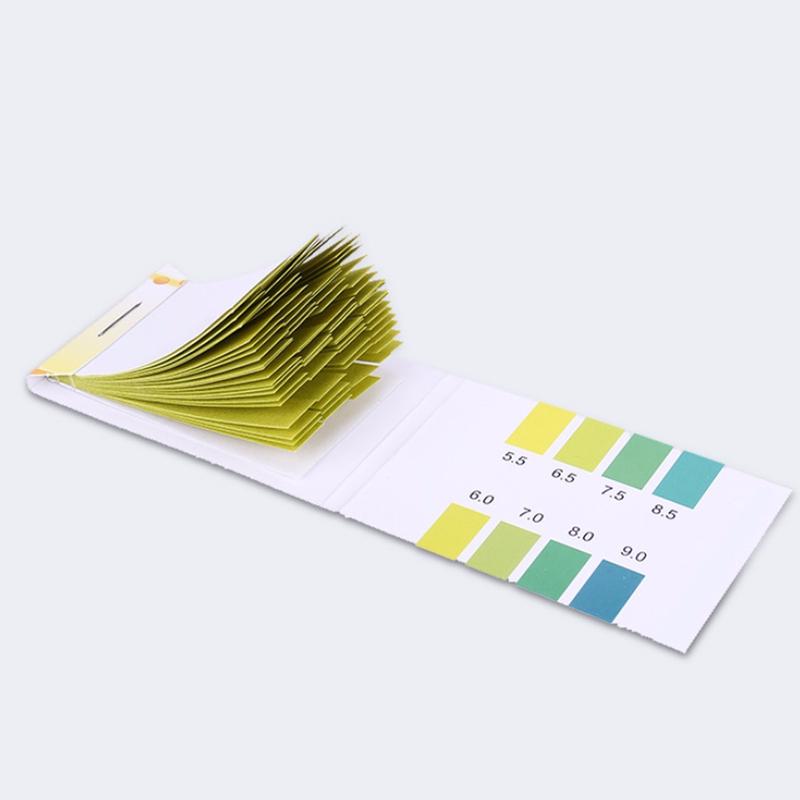 80 Strips PH Range 5.5-9.0 PH Alkaline Test Indicator Paper Water Litmus Testing Kit PH Meters