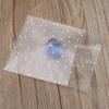 100 PCS New Baking Cookie Self Adhesive Plastic Packaging Bag Seal OPP White Dots