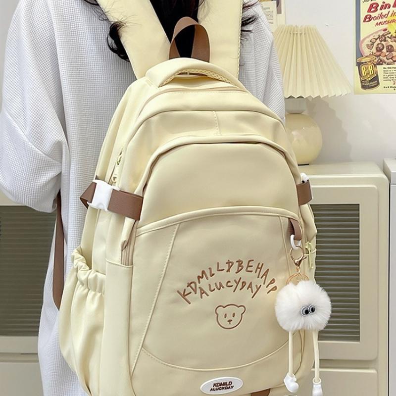 Lightweight And Compact School Bag For Students Cute Large-Capacity Backpack Children'S Shopping Bag Niche Mommy Bag For Women