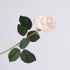 Flor Rosa Artificial Realista Toque Real Buquê de Rosas Falsas de Seda Flor Falsa com Folhas para Centro de Mesa de Casa Casamento Festa