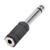 6.35mm 1/4 Inch Dual Track To 3.5mm Stereo Jack Female Audio Converter Adapter