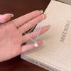 A Pearl Necklace Female Niche Design Light Luxury High Sense Unique Accessories Simple Cold Wind Versatile Collarbone Chain