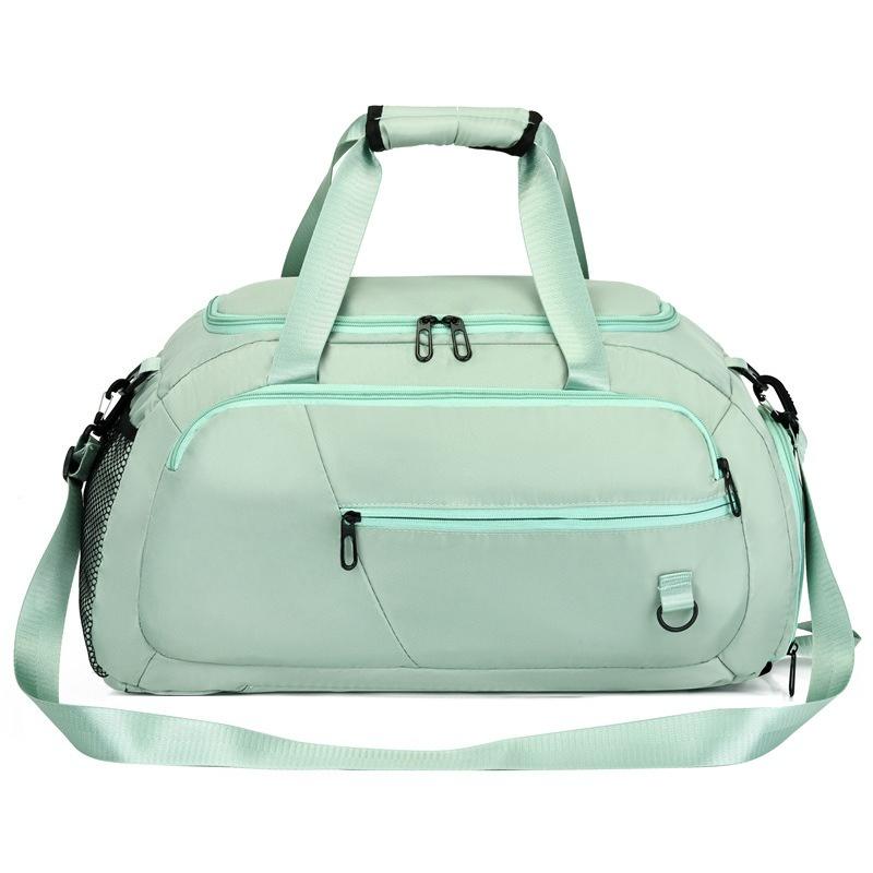1Pc Stylish Large-capacity Fitness Bag, One-shoulder Portable Outdoor Oxford Cloth Travel Bag, Double Shoulder Short-distance Travel Travel Bag